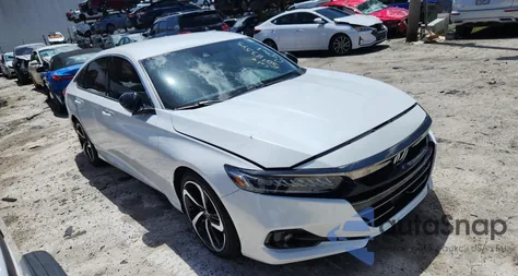 2022 Honda Accord Sport из США, поврежденный, VIN 1HGCV1F36NA016292